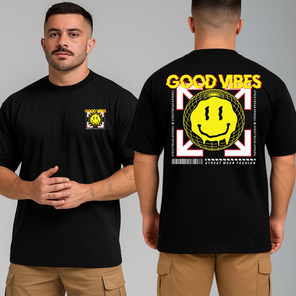 Camiseta Oversized Algodão Masculina Street 05 Treino Academia Esporte Fitness