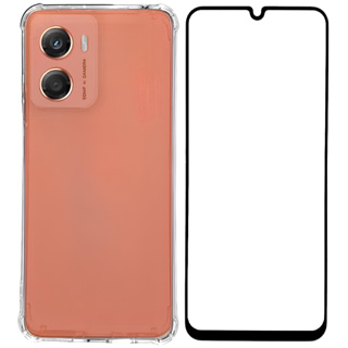 Capa Capinha Case Transparente Anti-Impacto Para Moto G06 + Película 3D em Oferta na Shopee