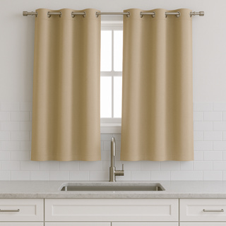 Cortina para Cozinha e Janela com Ilhós Resistentes em Oferta na Shopee