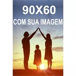 Placa Quadros Decorativo 90x60 Imagem Personalizado Com Sua Foto Aqui Família Casamento Pet Casal