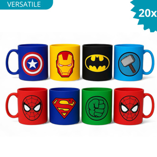 Canecas de Plástico Heróis Infantis Hulk-Homem aranha a prova d'água água lembrancinha Festas em Oferta na Shopee