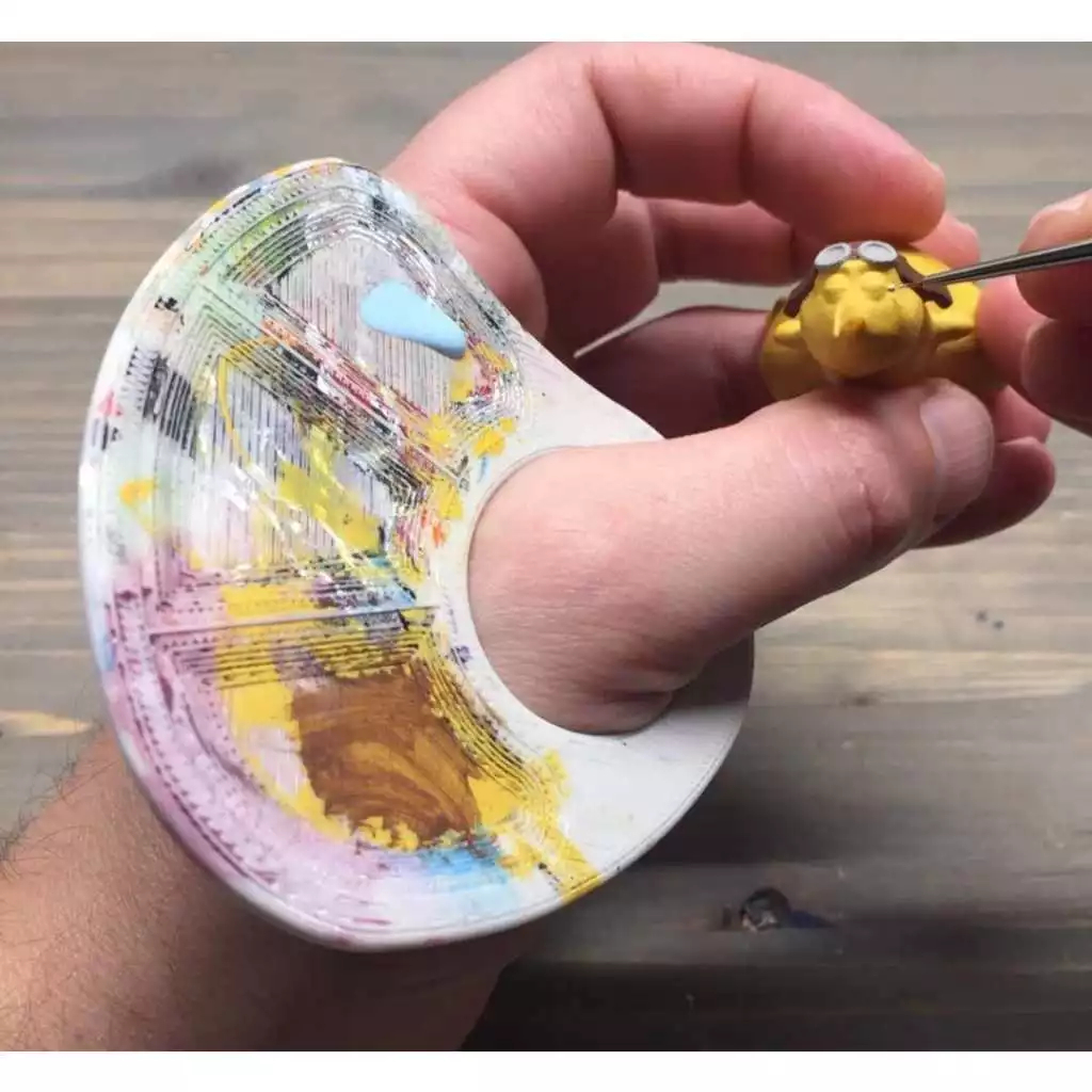 Paleta de Pintura Para Dedo