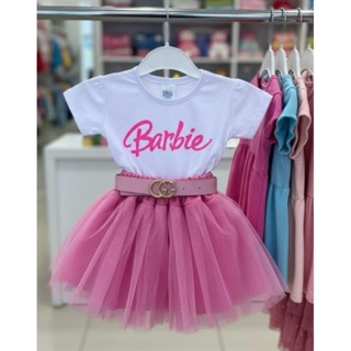 CONJUNTO MENINA DE LAÇO SAIA COM TULE ROSA (CINTO NÃO FAZ PARTE DO LOOK )DUAS OPÇÕES DE MODELOS em Oferta na Shopee