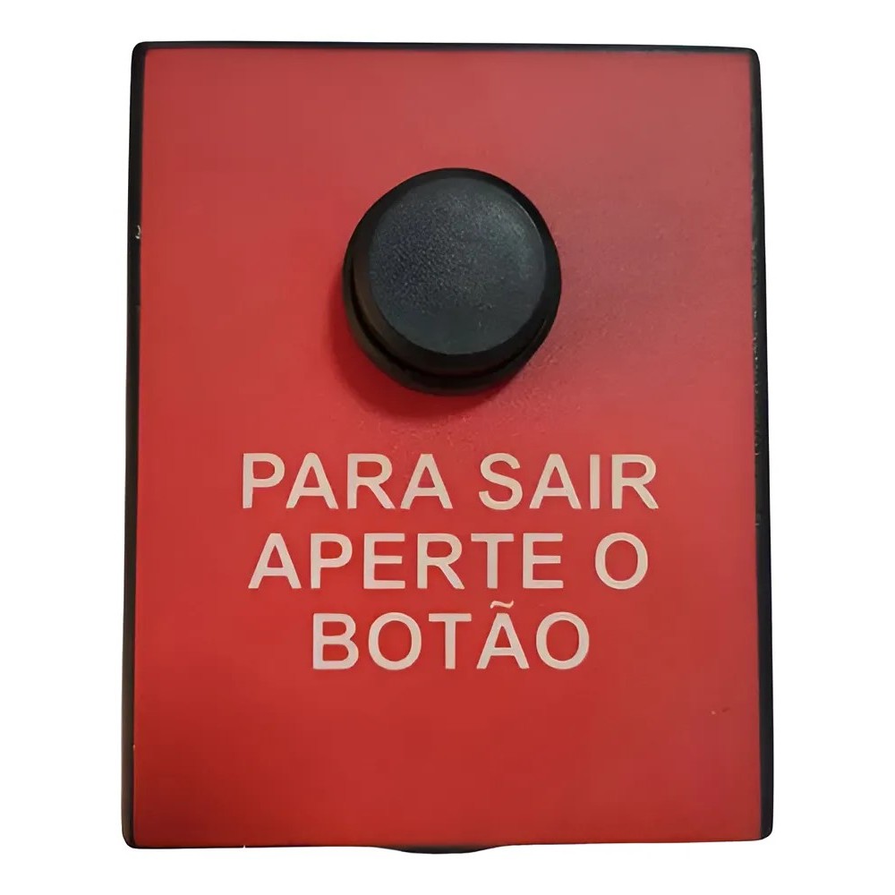 BOTÃO DE SAÍDA AC2651 INTELBRAS PRETO
