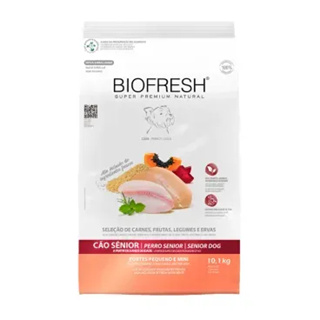 Ração Biofresh Cães Sênior Raças Pequenas e Mini 10,1kg em Oferta na Shopee