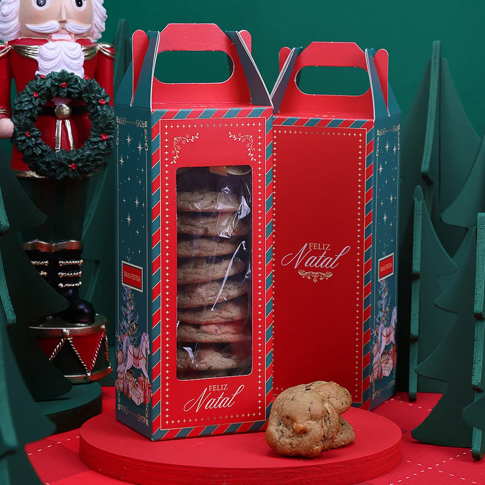20 CAIXA PARA PRESENTE NATAL 8X6,5X20CM TRADIÇÃO 5245 ( JANGO NATAL 2025 )