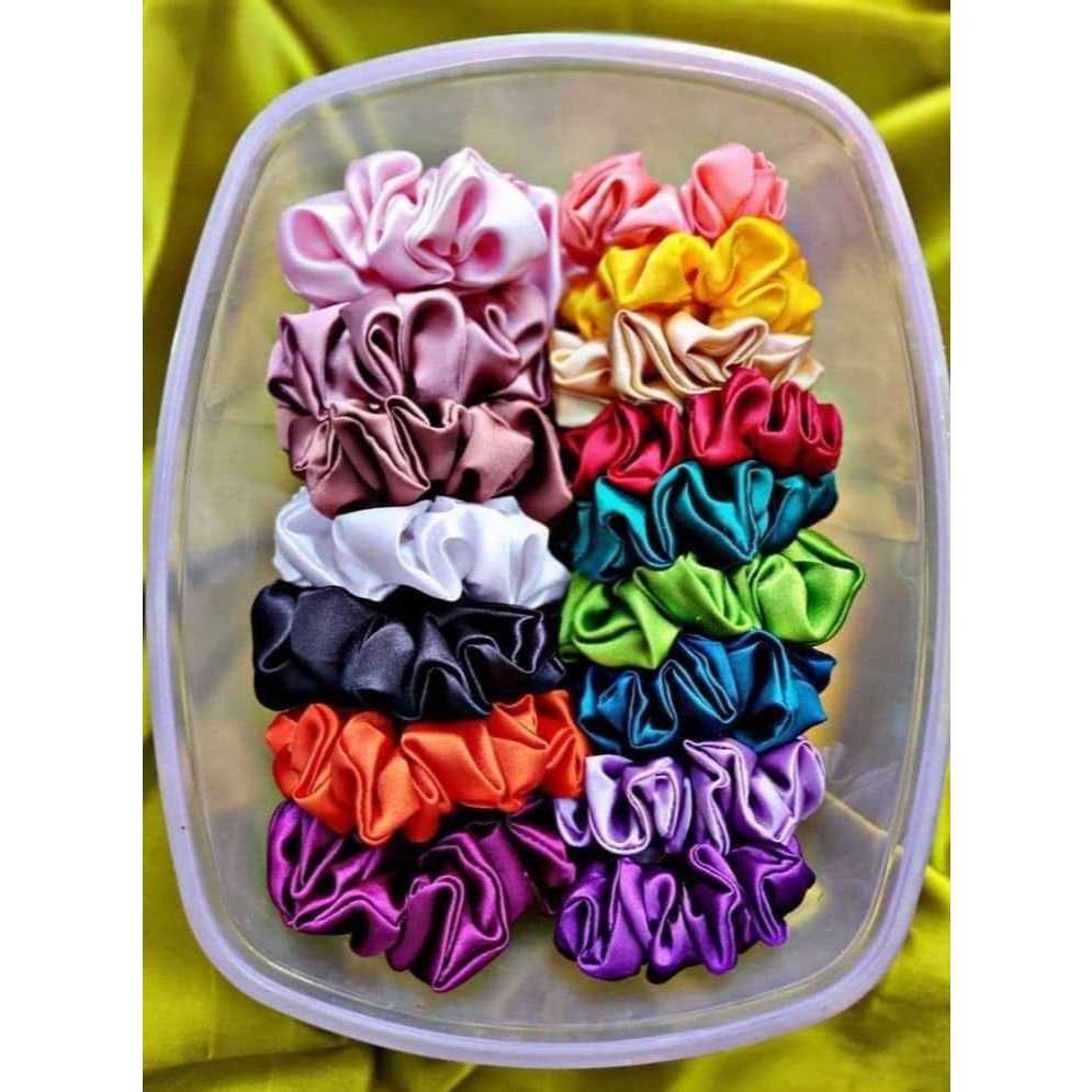 10/20/30 Scrunchie Cetim Xuxinha Xuxa Lacinho Mimo Brinde Cliente