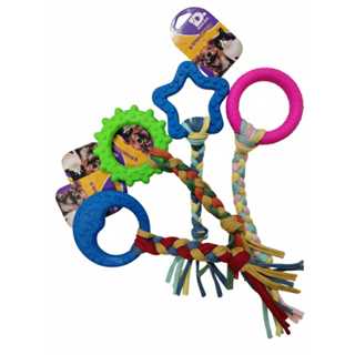 Brinquedos mordedores com corda em Oferta na Shopee