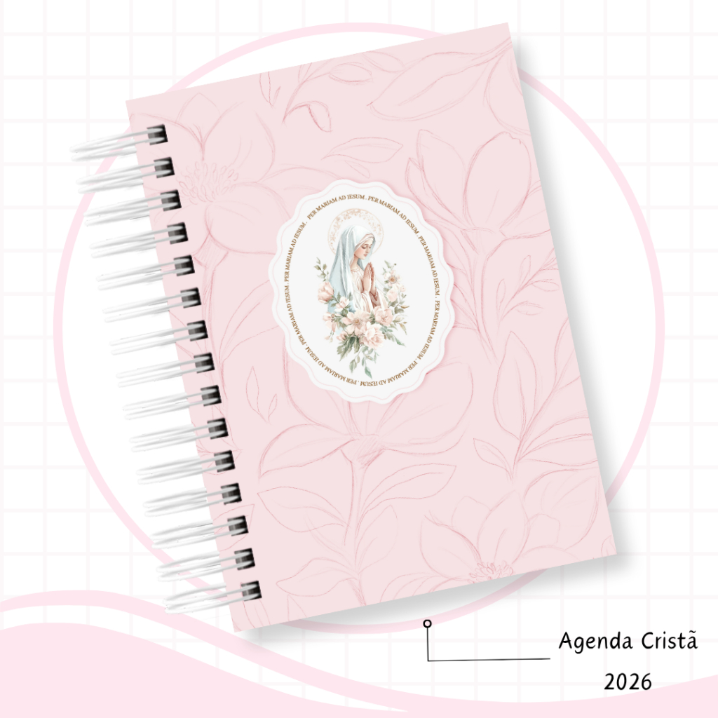 Agenda Católica 2026 - Com Lectio Divina - Completa em Oferta na Shopee