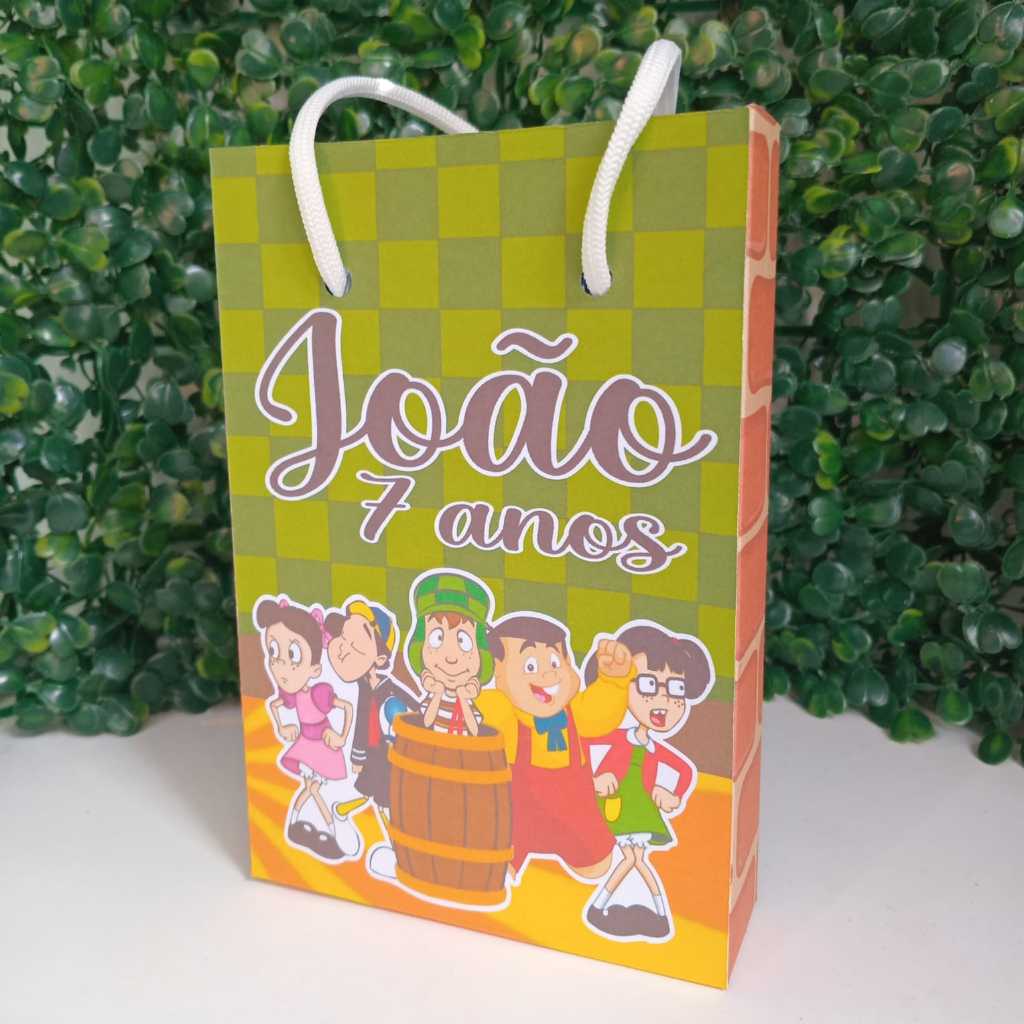 Sacolinha Surpresa Chaves Festa Infantil Lembrancinha Surpresa Personalizada do chaves