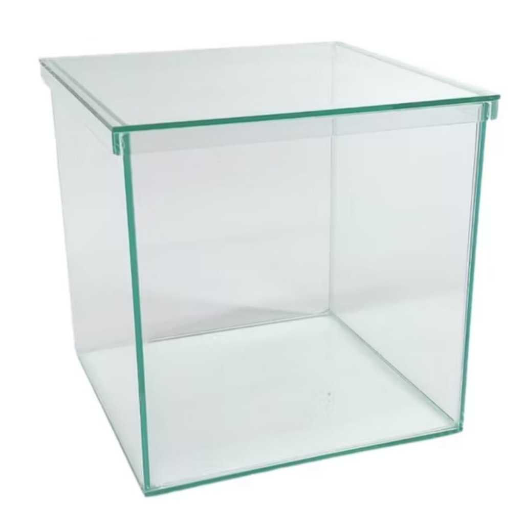 Caixa de Vidro Transparente para Exposição ou Colecionador 20x20cm ESPESSURA 3MM em Oferta na Shopee