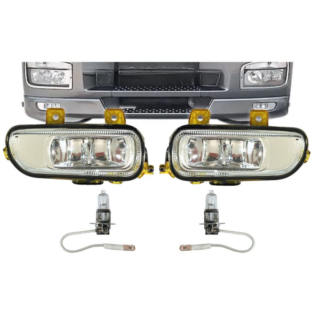 Par Farol Auxiliar Caminhao Mercedes Axor Após 2005 H3 Chicote Incluso em Oferta na Shopee