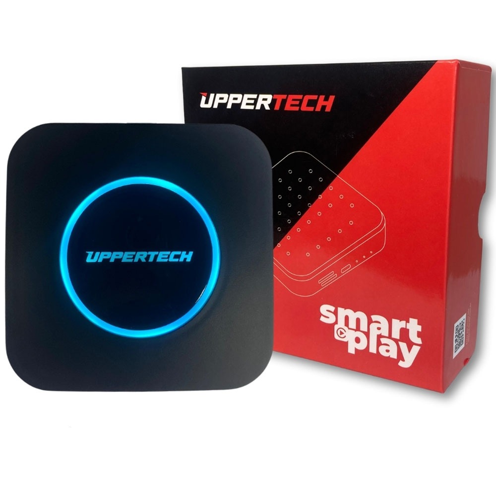 Streaming Box Smartplay Uppertech Previlege G2 Octa4 4GB 64GB Universal Para Carros Com Carplay Android Auto