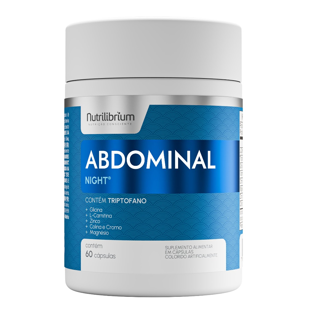 Abdominal Noite L-Carnitina Cromo Triptofano Magnésio 60 Caps Nutrilibrium em Oferta na Shopee