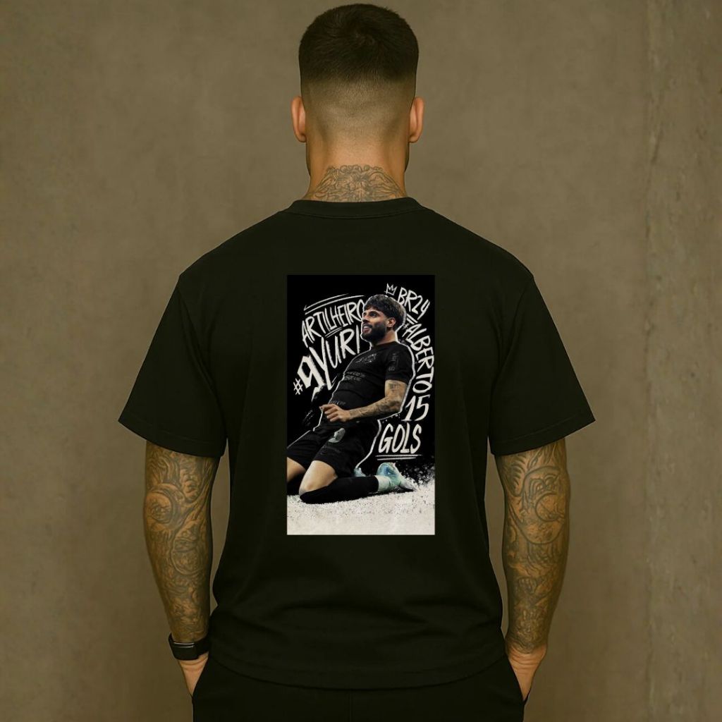 Camiseta Personalizada Yuri Alberto Camisa Time Personalizada