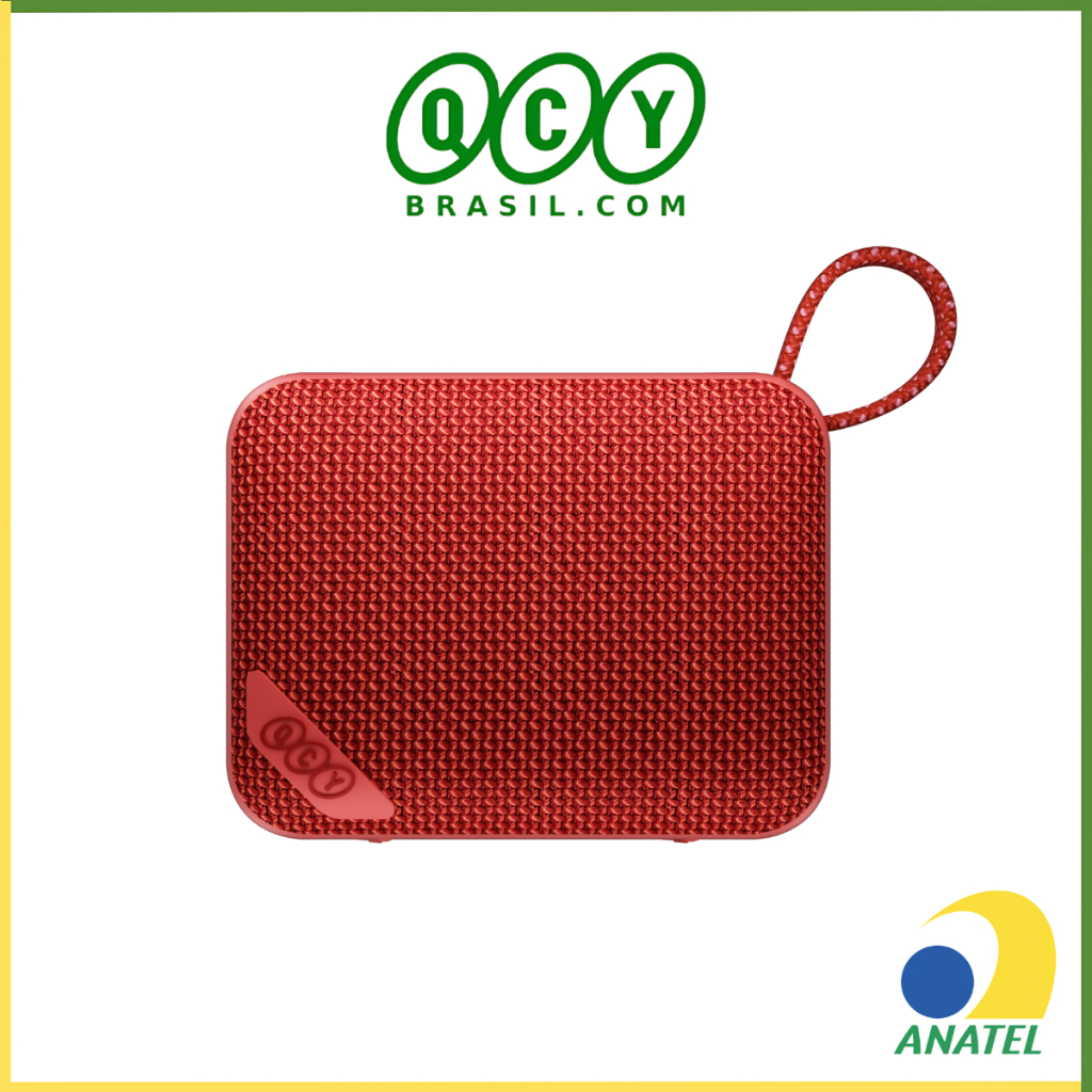 Caixa de Som QCY SP2 Mini Portátil 5W Sem Fio Bluetooth 5.3 até 17 Horas com IP67 Mini SD Card