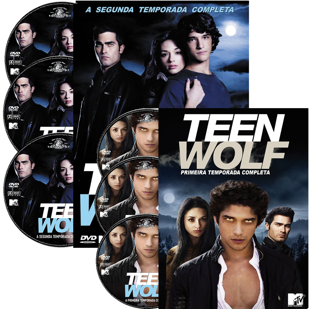 DVD Série Teen Wolf Primeira e Segunda Temporada Completa Seriados