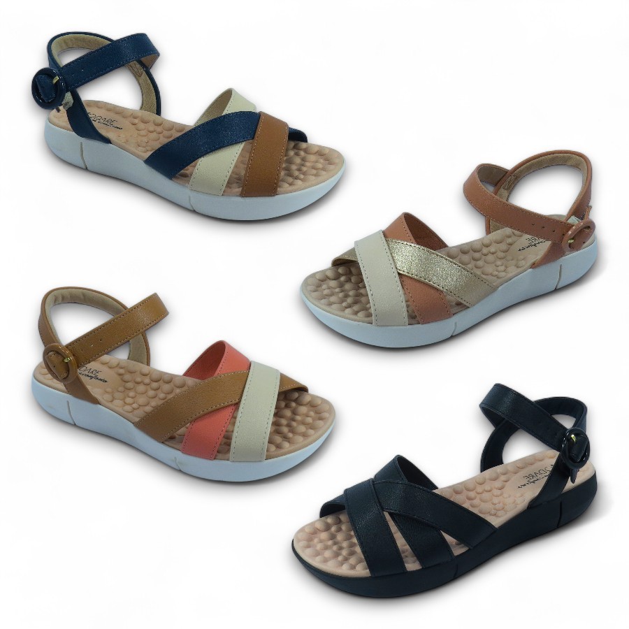 Sandália Feminina Ortopédica Modare 7142124 Ajustável Confortável em Oferta na Shopee