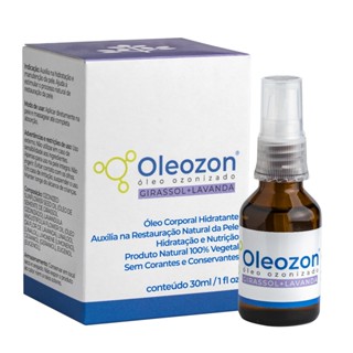Óleo de Girassol Ozonizado + Lavanda Oleozon 30ml em Oferta na Shopee