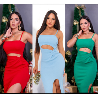 "Vestido Feminino Elegância Anarruga e bojo– Perfeito para Todas as Ocasiões" em Oferta na Shopee