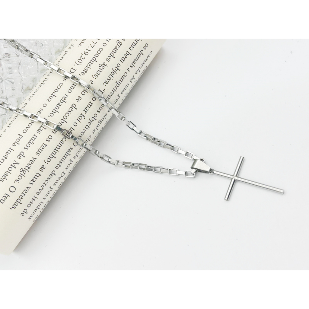 Corrente De Corda Cruzada Masculina De Aço Inoxidável De 60 Cm em Oferta na Shopee