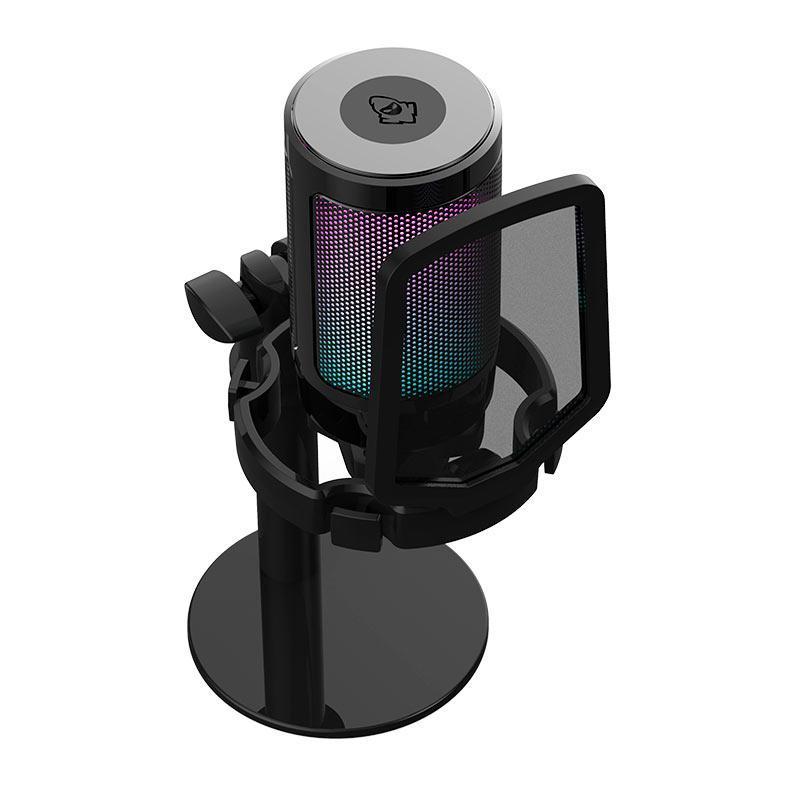 Microfone Mancer Horcrux V2 PFT, RGB, USB, Preto, MCR-HCRPFT-BL02 - detalhe