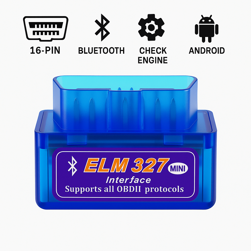 Scanner Automotivo Bluetooth OBD2 ELM 327 V2.1 Leitor De Códigos De Falha Diagnóstico Veicular