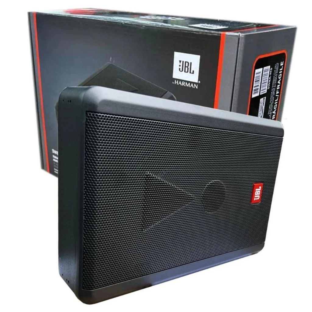 Subwoofer Slim Amplificado Jbl SW8A-MS 400w 3 canais Caixa Ativa para Grave 200w + 2x100w Automotivo em Oferta na Shopee