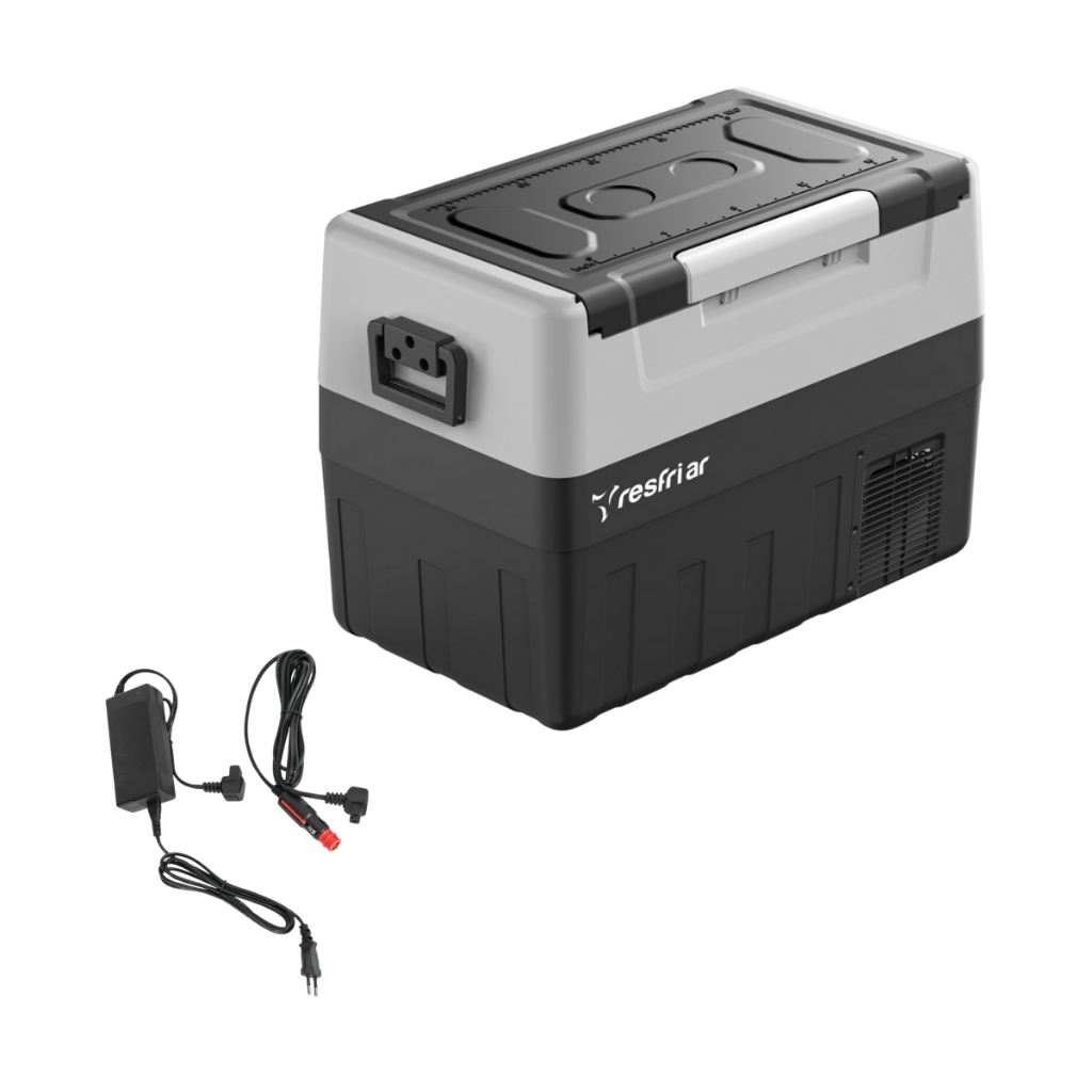 Geladeira Refrigerador Cooler Portátil Resfriar 45 Litros 12v/24v 127v/220v Quadrivolt Dual Zone Bluetooth 2 Portas Usb em Oferta na Shopee