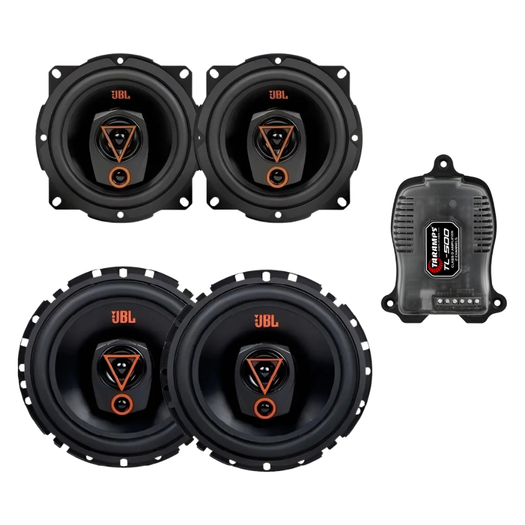 Kit Alto Falante Jbl 5 5trms80 + 6 6trms80 320w Rms + Amplificador Taramps Tl500 em Oferta na Shopee