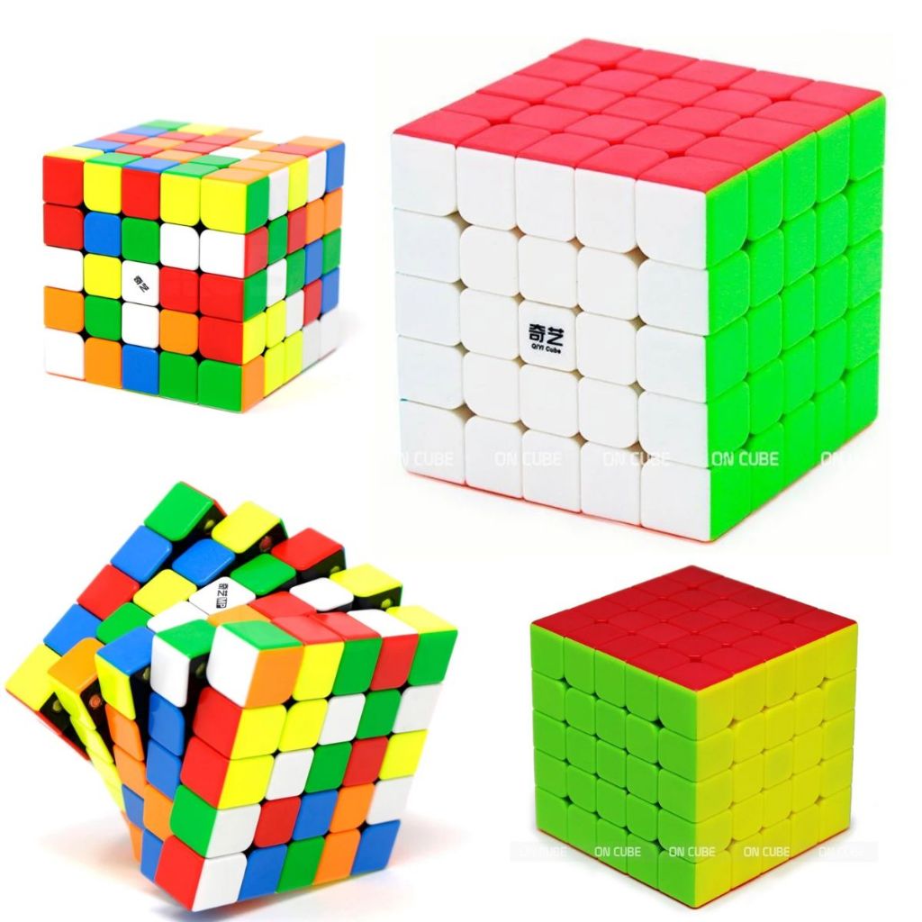 Cubo Mágico 5x5x5 Cubos 62mm Velocidade Bolso Adesivo Quebra Cabeça Profissional