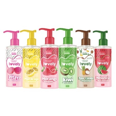 HIDRATANTE CORPORAL LOVELY- PITAYA, MARACUJA, PINA COLADA, KIWI