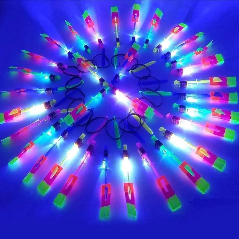 Avatar Voador De Led Com Estilingue Foguete Helicóptero Brinquedo de Criança