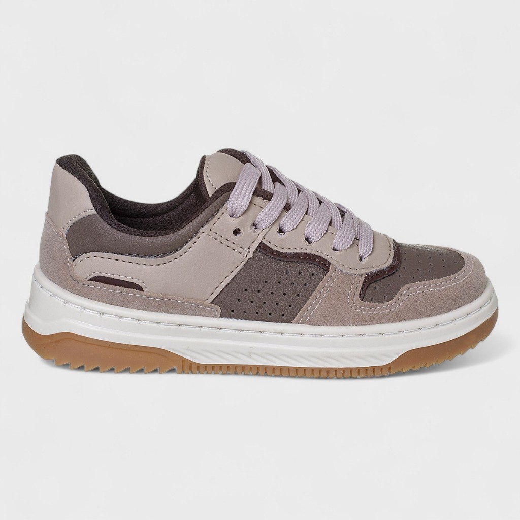Sapatênis Infantil Masculino Casual Formal Original Bege em Oferta na Shopee