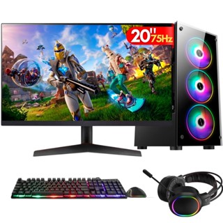 PC Gamer 2Eletro Player, Intel Core i5,16GB, GT 4GB, 256GB,500W,LED 20",Kit Gamer - PG2E-LED1000PL em Oferta na Shopee
