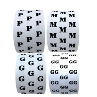 Etiqueta de tamanho Adesiva Kit C/4  E Unitário 4.000 Un  E 1.000 Un em Oferta na Shopee