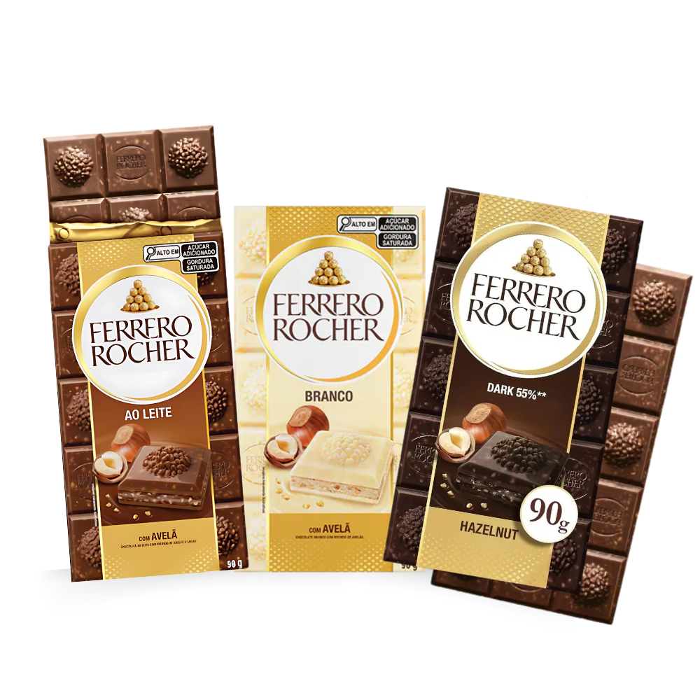 Barra de Chocolate Ferrero Rocher - Comprar com Melhor Preço em Lanches