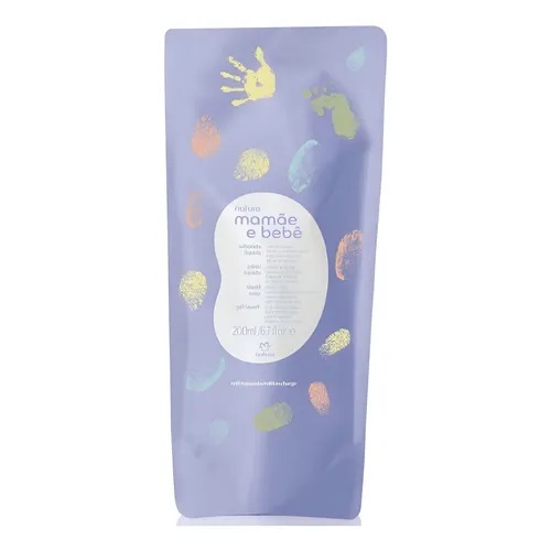 Refil Sabonete Líquido Relaxante da Cabeça aos Pés Mamãe e Bebê - 200 ml