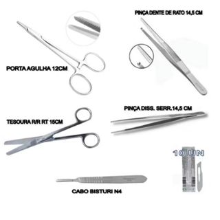 Kit Sutura 6 Peças Profissional Oferta nível 1 em Oferta na Shopee