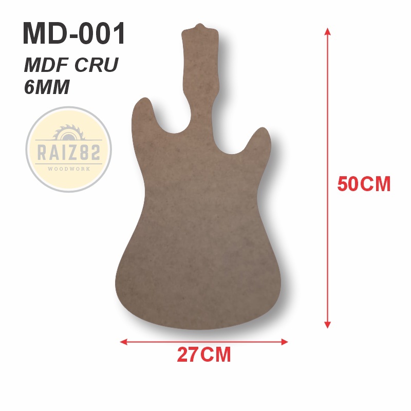 Molde Tábua de carne, Gabarito para Tábua de corte MDF Cru 6mm. Molde Guitarra