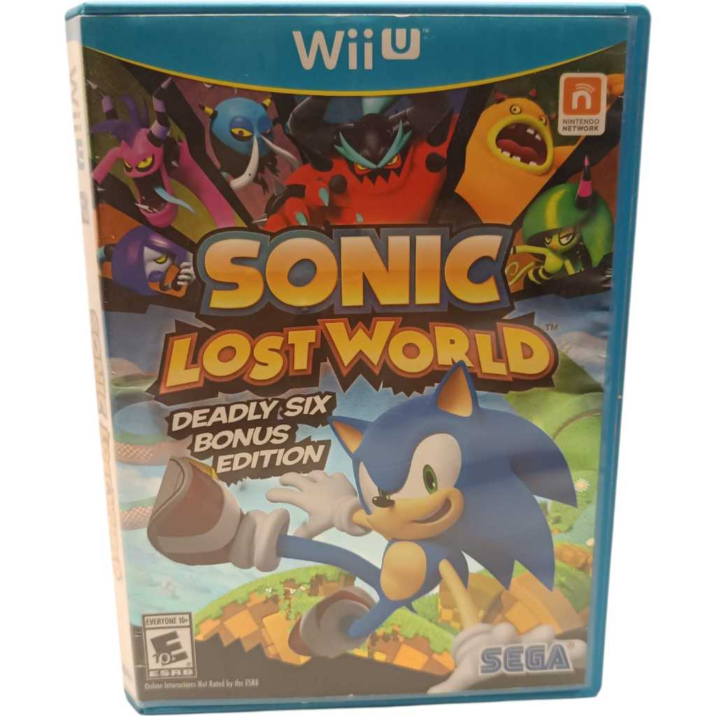 Jogo Sonic Lost World Lostworld Nintendo Wii U Mídia Física (Usado)