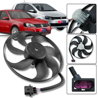 Ventoinha do Radiador Audi, Golf, Fox, Polo, Bora  7 Pás MODELO GRANDE em Oferta na Shopee
