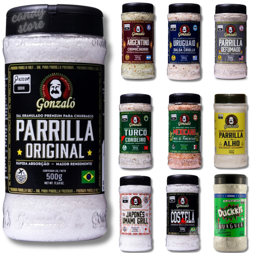 SAL PARRILLA PARA CHURRASCO GONZALO 500G em Oferta na Shopee