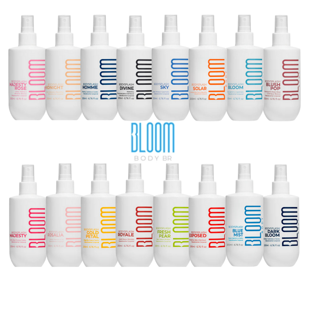 Body Splash Bloom Desodorante Corporal Escolha Sua Fragrancia Favorita - 200ml em Oferta na Shopee