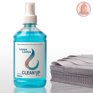 Limpa lentes 500ml | 25ml | Flanela mágica para oculos tela de celular tv spray notebook Clean Up em Oferta na Shopee