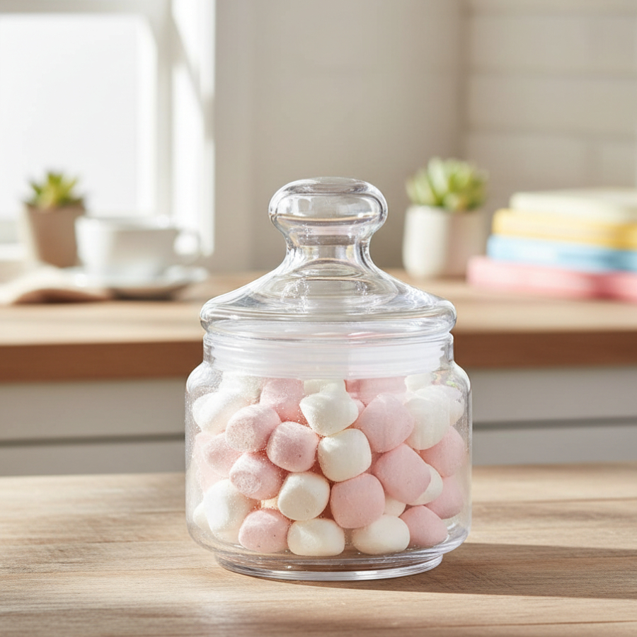 Pote Hermético Club, Pote de Vidro com Tampa 500ml Arcoroc - Ruvolo