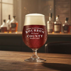 Taça Bourbon County para Cerveja, Taças de Cristal 380ml - Ruvolo