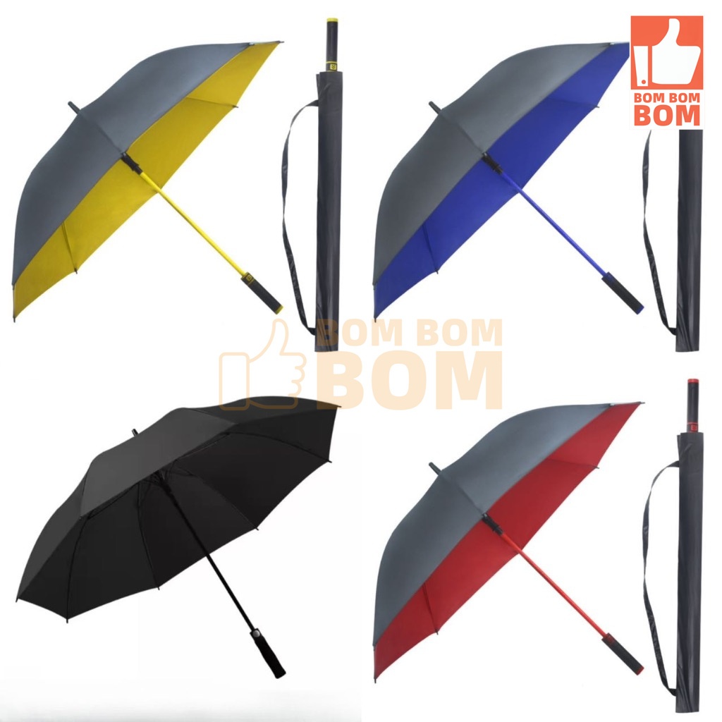 Guarda Chuva Grande Automático com Fibra de Vidro Reforçada para Dias de Sol e Chuva