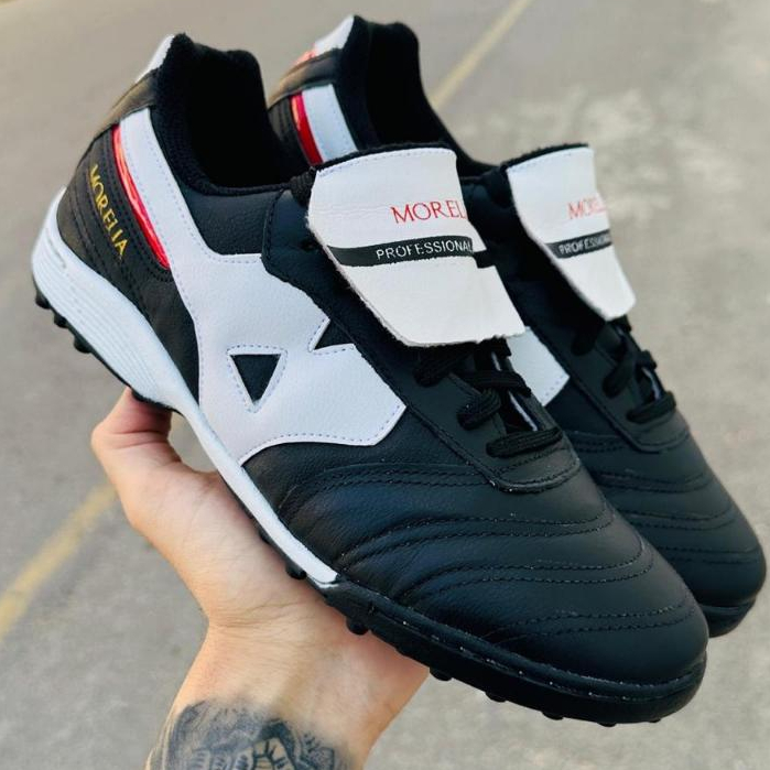 Chuteira society Couro Legitimo super confortavel