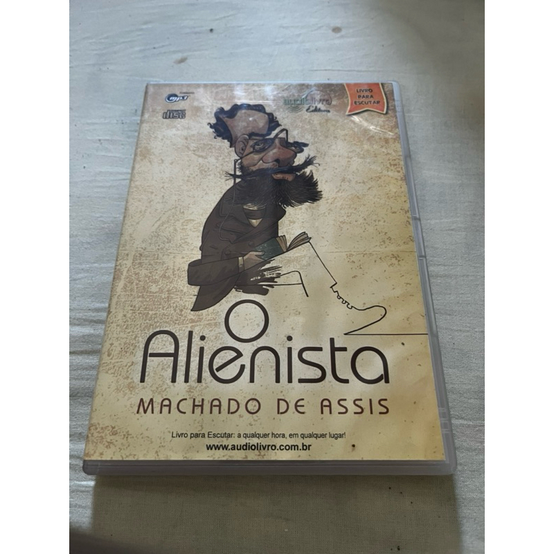 Dvd O Alienista de Machado de Assim audio livro - ref:002